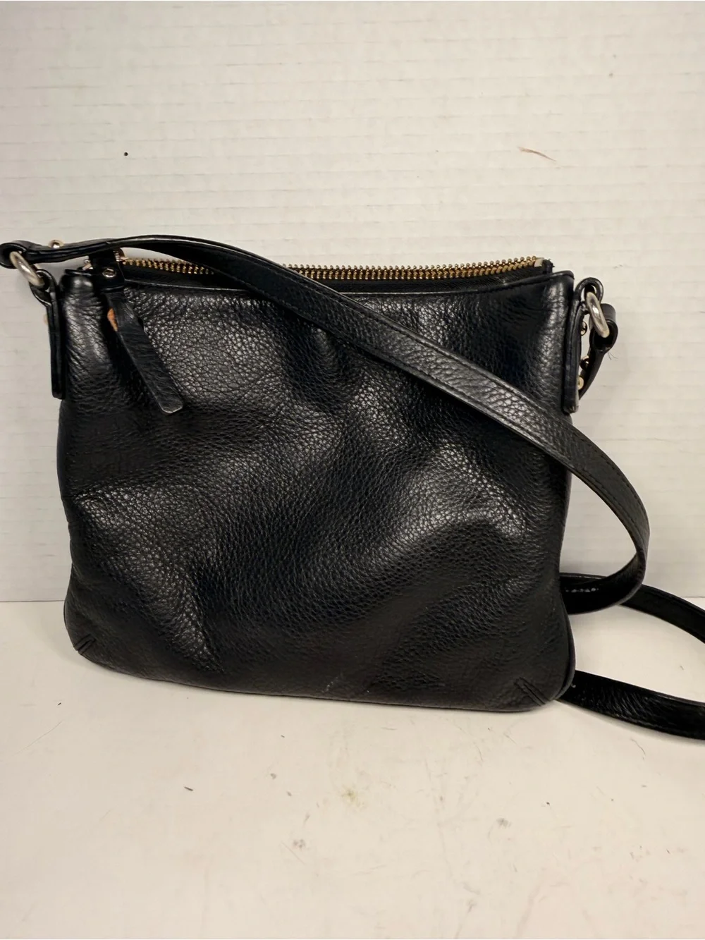 Kate Spade New York Pebbled Leather Double Zip Crossbody Bag